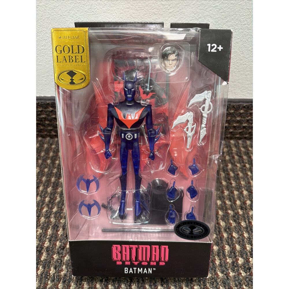 McFarlane Toys Batman Beyond 6in Gold Label Platinum Edition Blue Factory Sealed